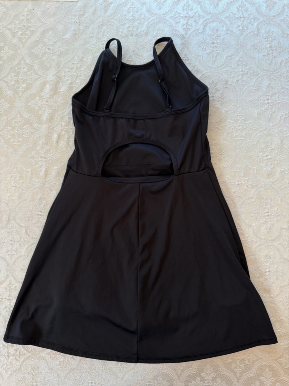 Aeropostale Black Athletic Dress Built In Shorts Skort Tennis Dress Strappy - Picture 8 of 11